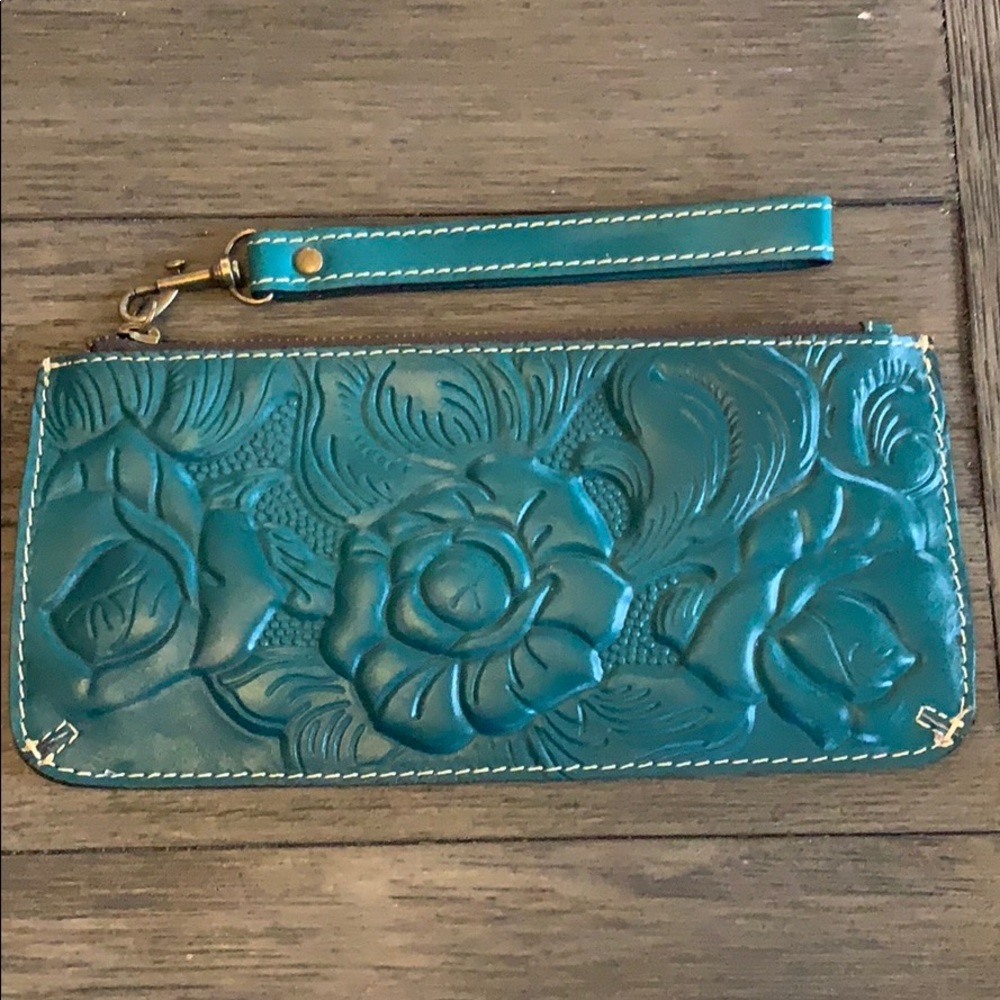 Green Patricia Nash Wristlet